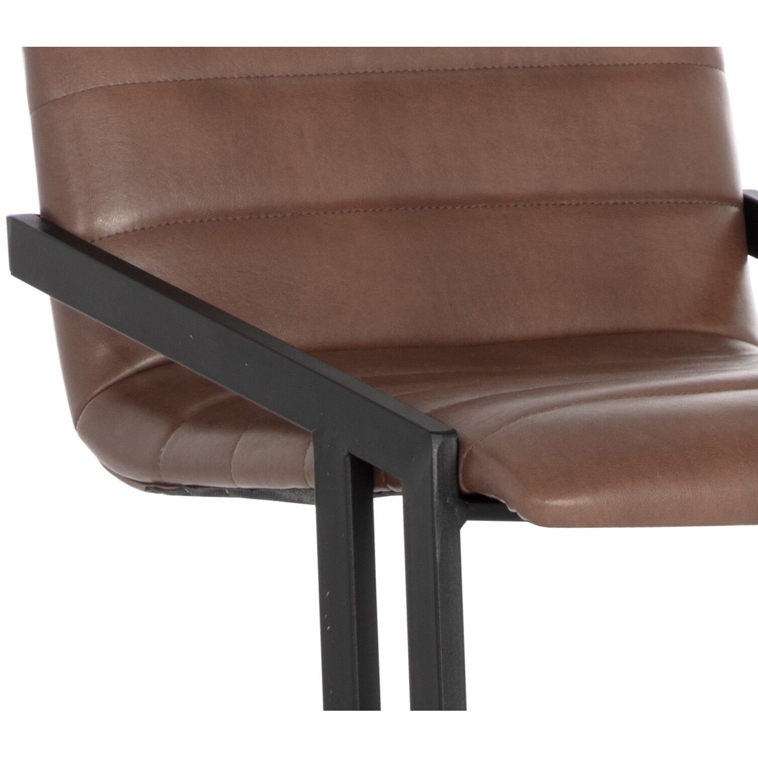 Webber 38.75 inch Bravo Cognac Barstool, Set Of 2